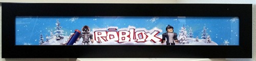 Framed banner print is over 3 feet wide!