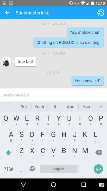 Roblox - Exciting news for mobile players. You can now chat with