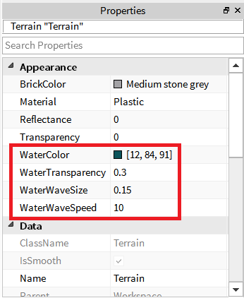 WaterProperties
