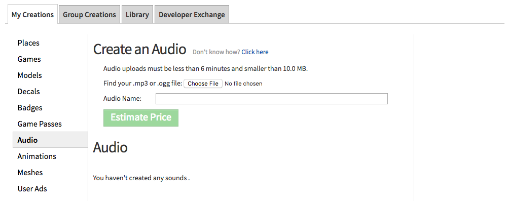 Upload Longer Audio Files - Roblox Blog