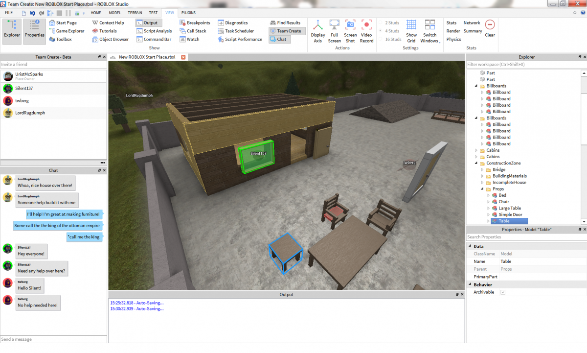 Working with the Game Editor, Using Roblox Studio