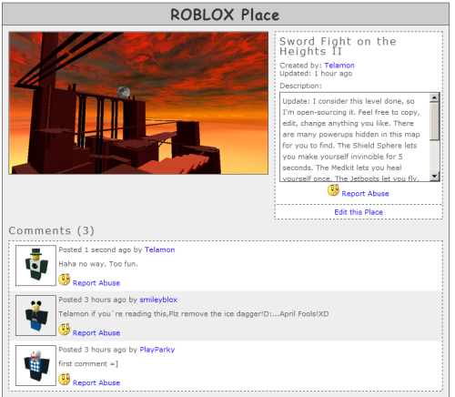 PlaceComments