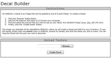 Decal Builder