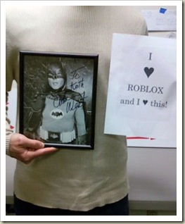 ROBLOX Staff loves Batman!